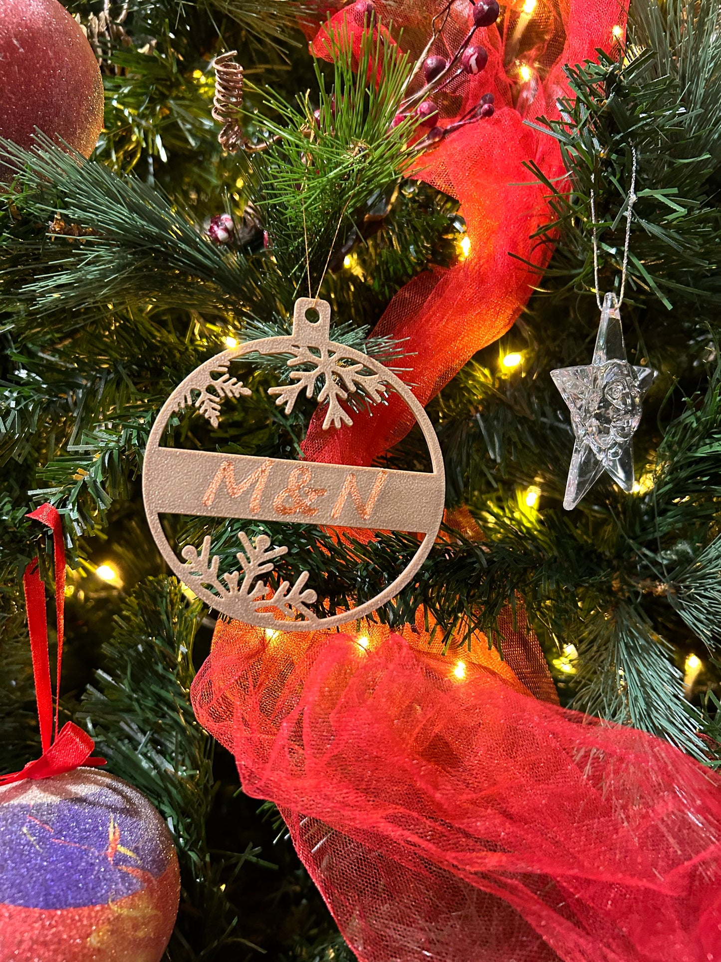 Personalised Christmas ball