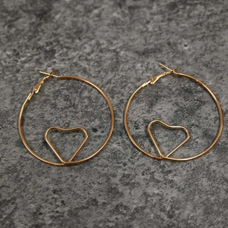 Σκουλαρίκια Στρογγυλή Καρδιά