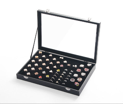 Κουτί κοσμημάτων με βελούδινη επένδυση μαύρο