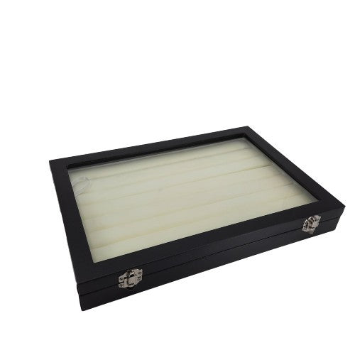 Κουτί κοσμημάτων με βελούδινη επένδυση και θήκες