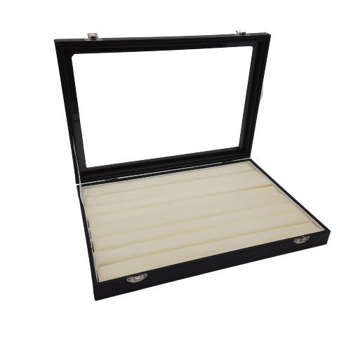 Κουτί κοσμημάτων με βελούδινη επένδυση και θήκες