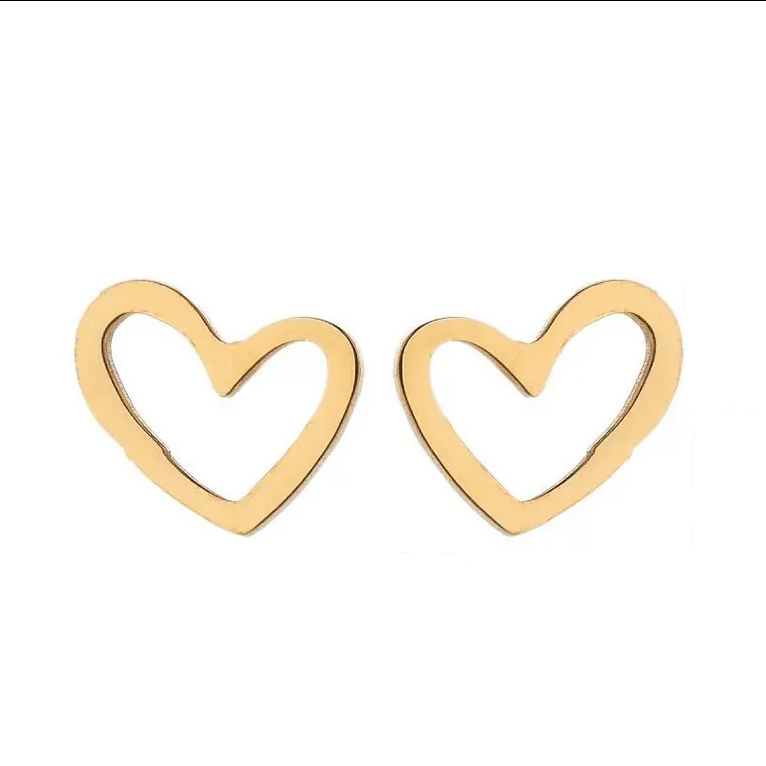 Σκουλαρίκια ασύμμετρη καρδιά
