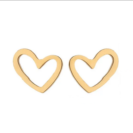 Σκουλαρίκια ασύμμετρη καρδιά